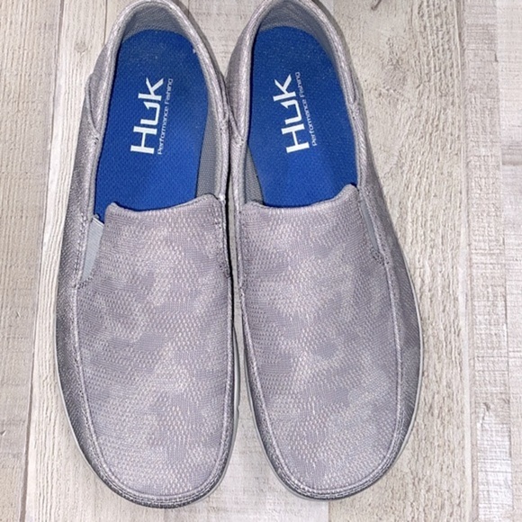 HUK Performance Brewster mens slide on loafers shoes size 7 - Picture 6 of 10